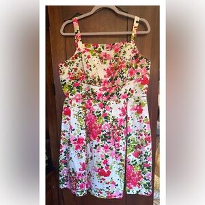 Cute plus size floral sundress